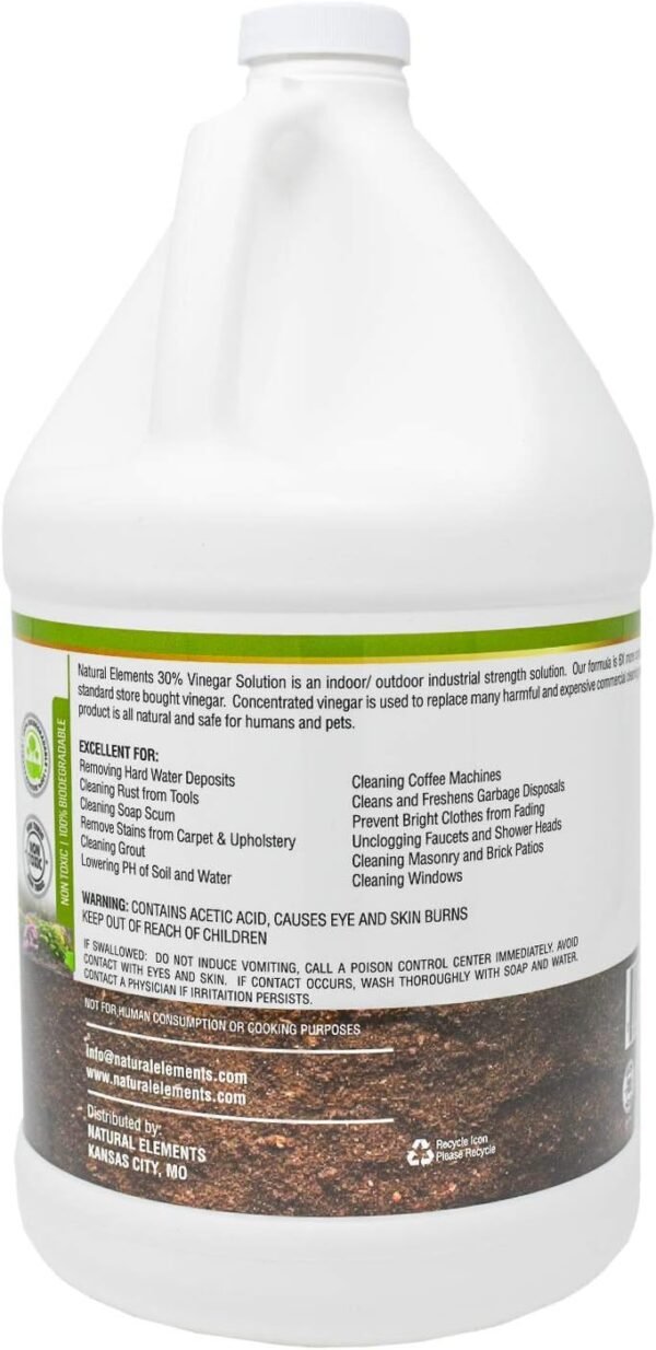 61JIT1EY4xL._AC_SL1500_ Natural Elements 30 Percent Vinegar Review Powerful Industrial Strength Cleaner for Home and Garden