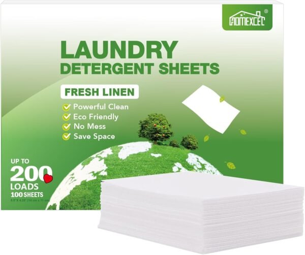 61jHqihFQML._AC_SL1500_ HOMEXCEL Laundry Detergent Sheets Review Eco-Friendly Cleaning with Fresh Scent Innovation