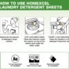 61wtLrVYPpL._AC_SL1100_ HOMEXCEL Laundry Detergent Sheets Review Eco-Friendly Cleaning with Fresh Scent Innovation