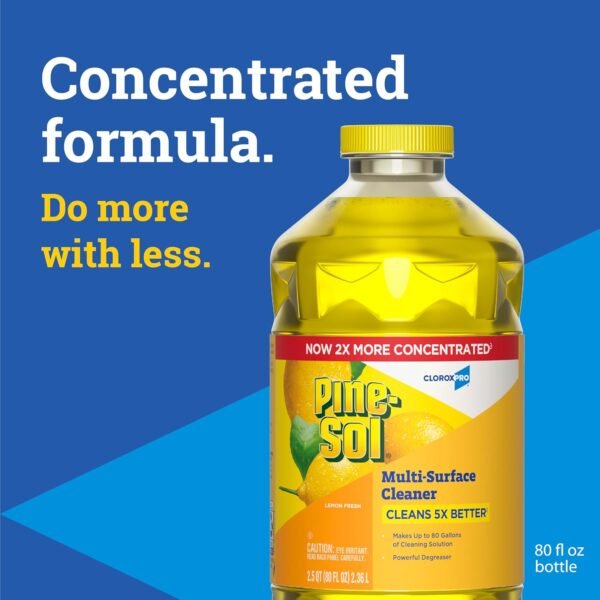 710XtVSqx0L._SL1500_ Pine-Sol Multi-Surface Cleaner CloroxPro Review 2X Concentrated Formula Performance Tested